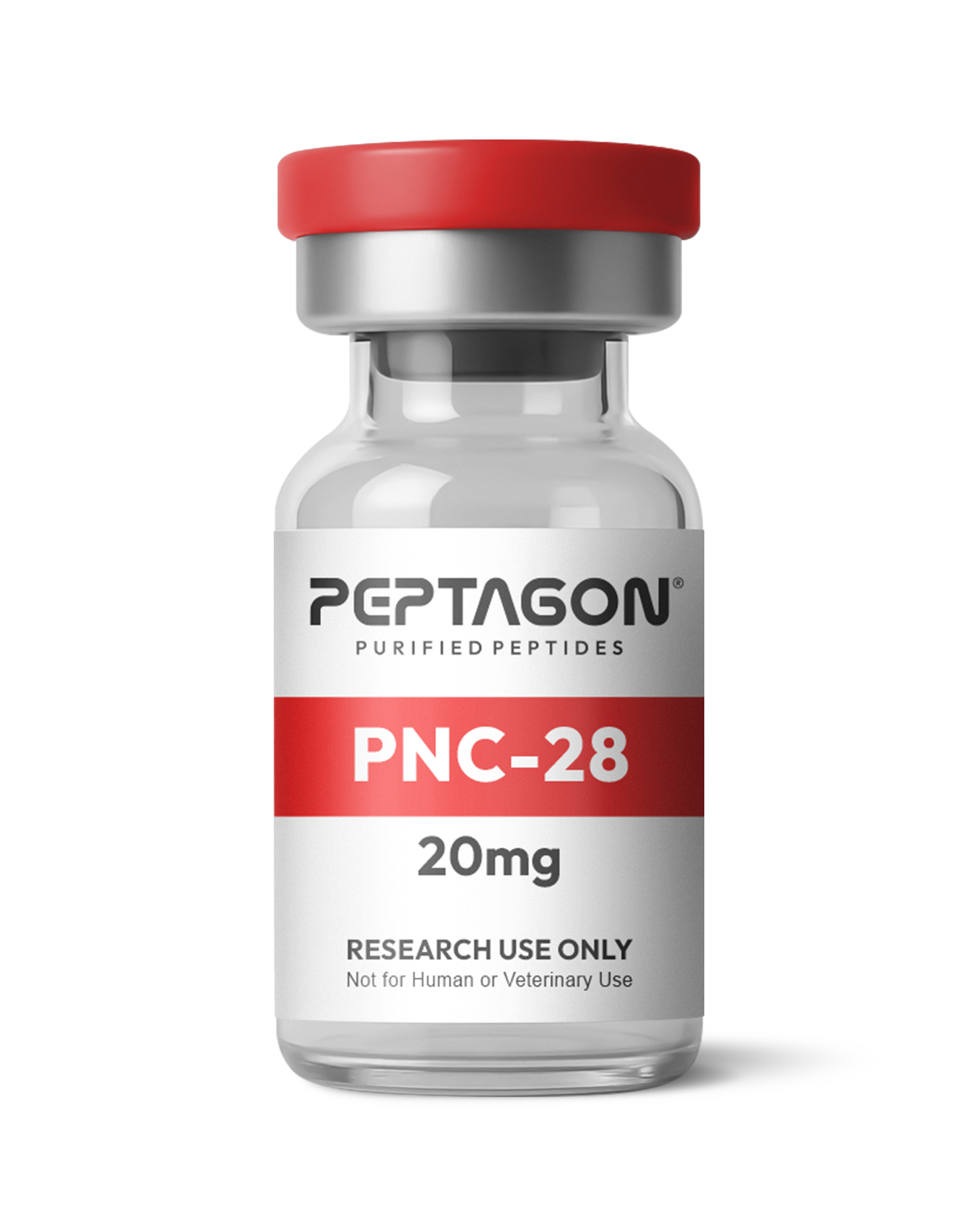 Peptagon PNC-28 20mg vial with red cap